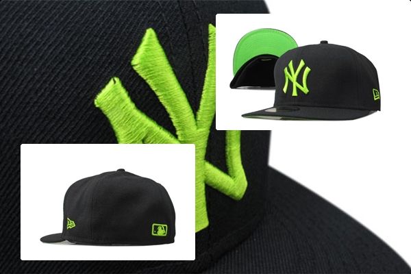 NEW YORK YANKEES BLACK GREEN NEW ERA