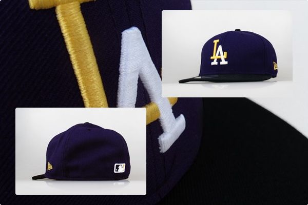 LOS ANGELES DODGERS PURPLE/BLACK NEW ERA