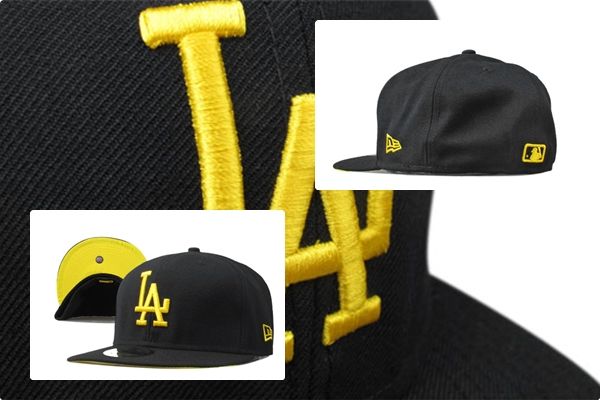 LOS ANGELES DODGERS BLACK/YELLOW NEW ERA