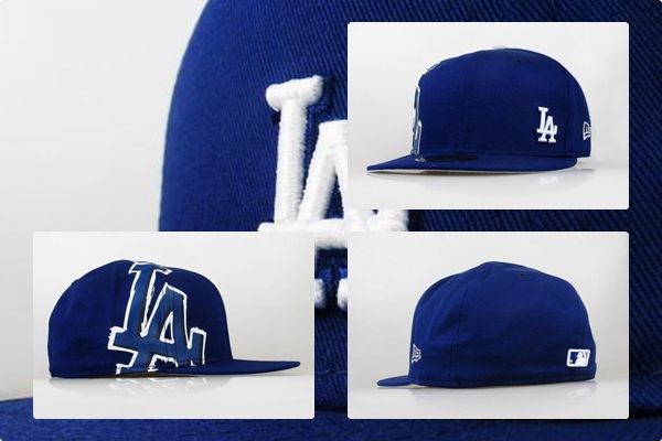 LOS ANGELES DODGERS HAND DRAWN NEW ERA FITTED